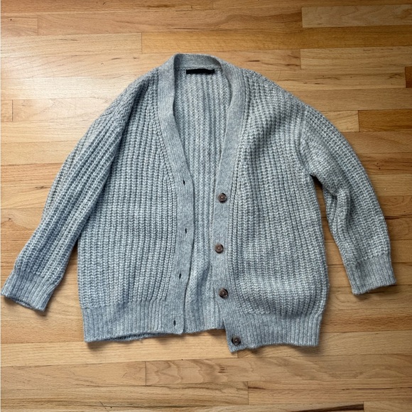 Jenni Kayne Light Gray Women's Cardigan - Picture 5 of 7